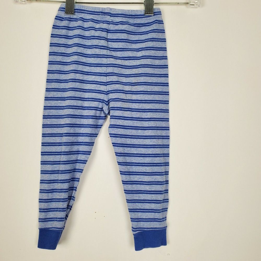 Carters Striped Blue Pull On Pajama Bottoms Shorts Size 18M 24-27.5 lbs